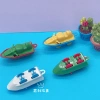 Mini motorboat children's plastic toy giveaway gacha details Picture